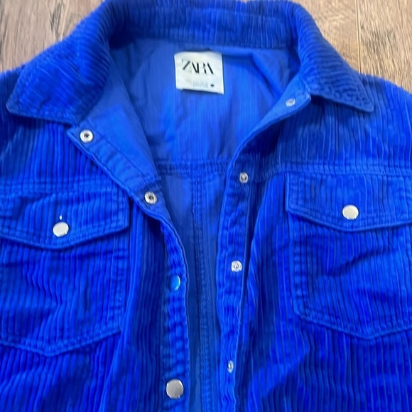 Zara Woman’s Blue Jacket Size Small - Picture 2 of 6